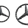 AATZ1 52/57mm ABS Car Steering Wheel Emblem Sticker Accessories For Mercedes Benz AMG GLC CLA GLK W166 W203 W206 W246 W176 W177 W205