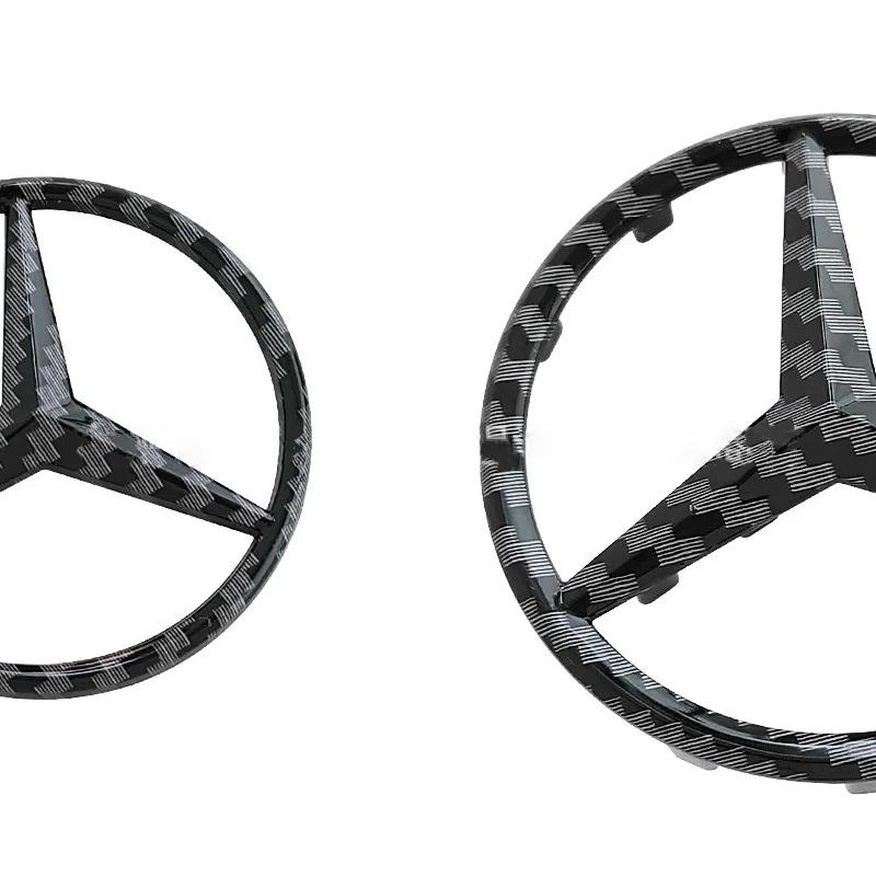 AATZ1 52/57mm ABS Car Steering Wheel Emblem Sticker Accessories For Mercedes Benz AMG GLC CLA GLK W166 W203 W206 W246 W176 W177 W205