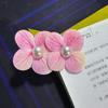 Orchid Flower Flower Hair Clip Pearl Bohemia Headwears New Orchid Hairpin  Girl
