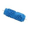 Pattern Paint Roller Soft Rubber Head for Walls Ceiling Decorative Texture Tool Blue 105Y