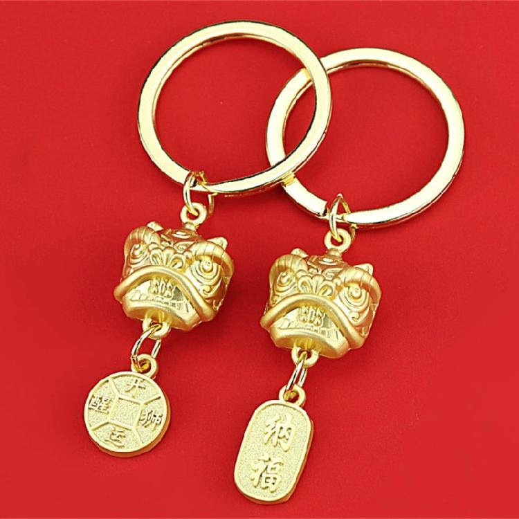 Artistic Lucky Cat Keychain Adornment Portable Lucky Cat Keychain Pendant Keyring Charm Symbolizing Wealth And Success