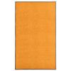 VidaXL Washable Doormat Orange 90x150 Cm