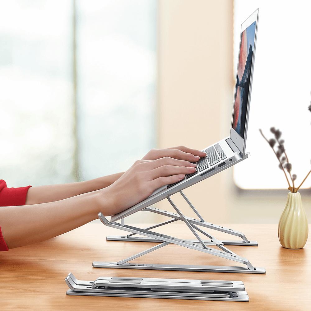 Double Layer Notebook Holder Foldable Notebook Support Holder Wear Resistant Laptop Stand  Desktop