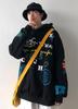 Long Sleeve Hoodie with Back Loose Plus Hip Korean Size 3XL [foveitaa] Men's Print, Fit, Casual, Stylish, Sizes, Hop, Popular, Style, Fall/Winter