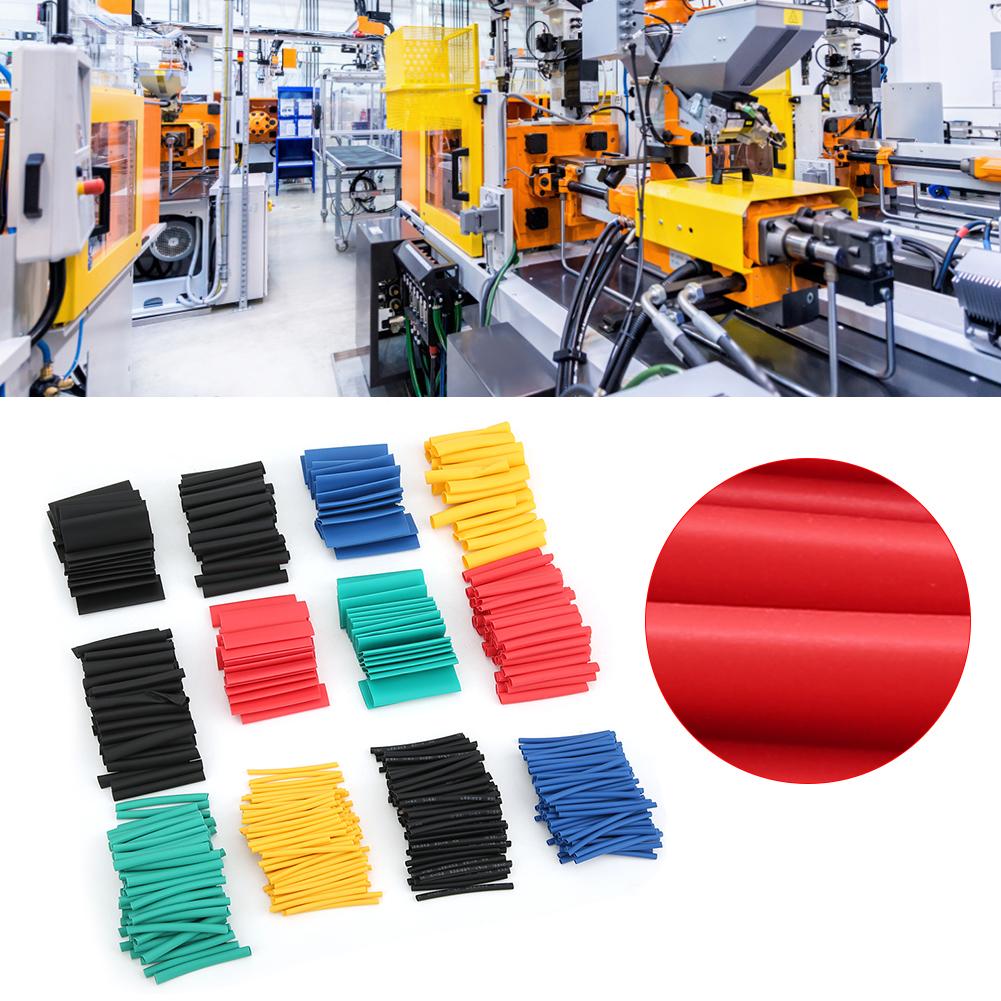 530PCs Heat Shrink Tube Environmental Protection Wire Cable Sleeves Retractable Tube Kit