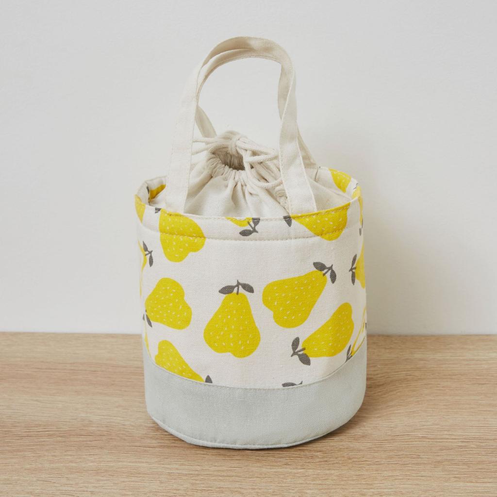 Fashion Lunch Bags Drawstring Picnic Tote Portable Insulation Lunch Box Small Handbag Drink Cooler Bag Cute Food Storage Bags