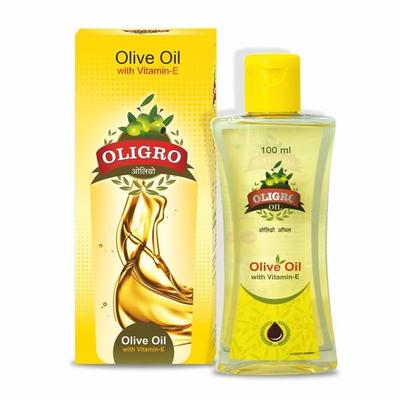 Leeford Oligro Body Massage Olive Oil Pack of 3 (100ml Each)- for Body Massage & Hair Care|Goodness of Vitamin E |Pure & Natural -for Both Men & Women