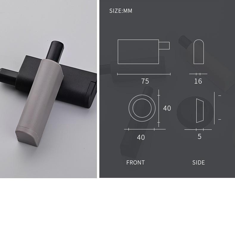 Windproof Sliding Door Suction Without Punching Bedroom Anti-collision Floor Suction Bathroom Door Stops