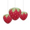 Day 3D Strawberry Festival Lantern Paper Lanterns Strawberry Lanterns Hanging Lantern Ball