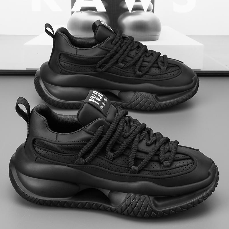 

Forrest Gump platform men s shoes four seasons trendy brand personality advanced sense sports and leisure shoes men s height increase little white d 44