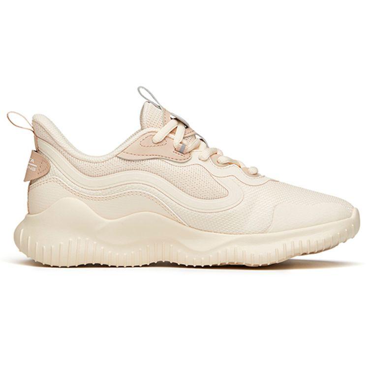 Anta Running Series Non-Slip Durable Low-Top Running Shoes Women Sneakers Oatmeal 922145556-1