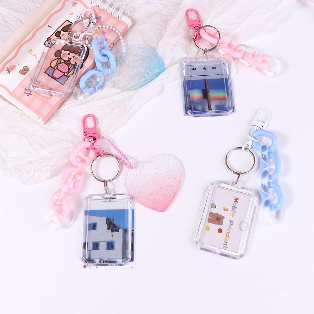 School Stationery Student Card Case Photocard Holder ID Holder Pendant Card Sleeves Keychain