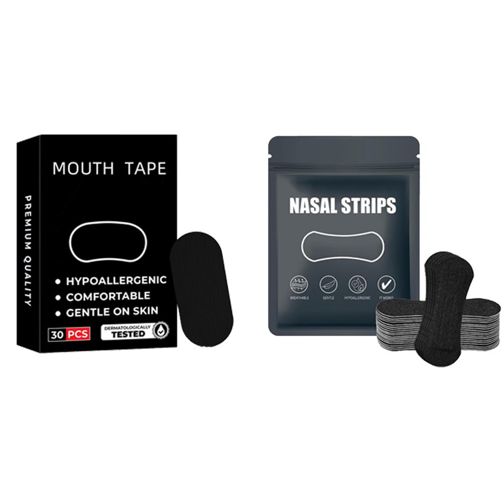2 In 1 Anti-Snoring Nose Strips And Mouth Tape for Improved Nasal Expansion And Sleeping Snoring Relief Mass Air Flow 3
