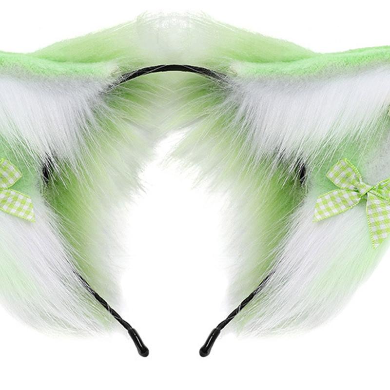 Oreilles de Renard Mignonnes Bandeau Durable pour Cheveux Bandeau pour Femmes Diffusion en Direct pour Bandeau pour Rave Halloween Cosplay Accessoires de Cheveux