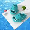 KIDMI Boys Girl Shark Slides Non-Slip Open Toe Cloud Sandals Cute Comfy Cushioned Thick Sole Slippers Cartoon Shower Slippers