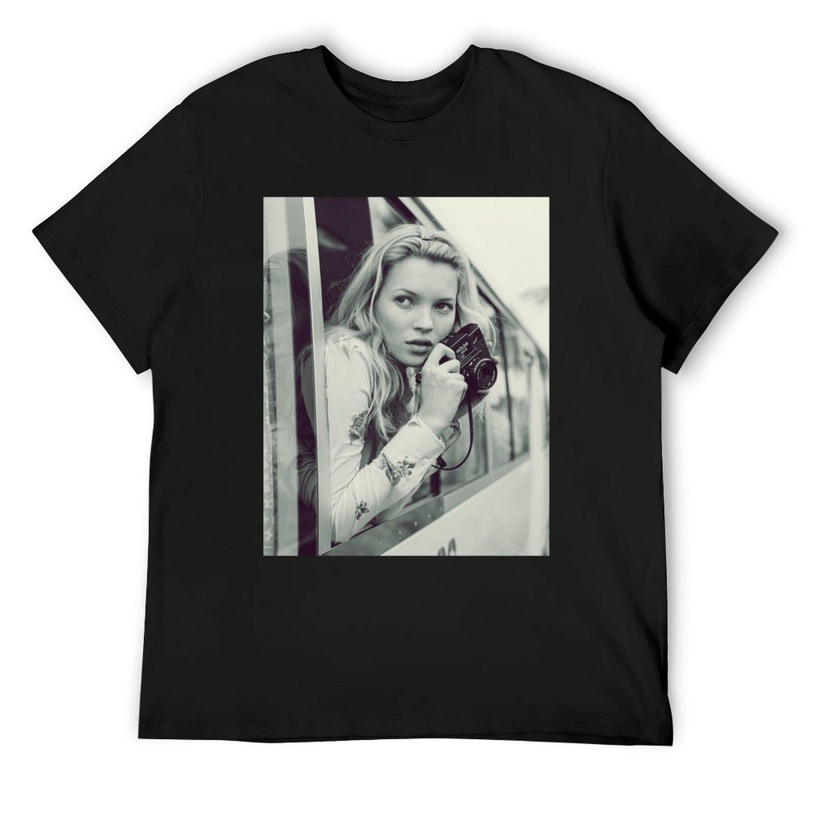 2026 New Fashion Kate Moss Summer TShirt Quickdrying UNISEX T Shirt Oversizeds UNISEXs Graphic High Quality Casual Tshirts Anime S