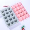 M-15 Cavities Heart Shape Silicone Baking Mold DIY Heart Chocolate Ice Making Mould Cake ToolDecor Valentine's Day Gift