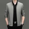 2025 High-End Men's Business Casual Non-Iron Jacket for Spring/Autumn - Middle-Aged Dad Style