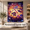 The Amazing Digital Circus Tapestry, Personalized Custom Text, Wall Hanging Tapestry For Living Room Home Wall Decor