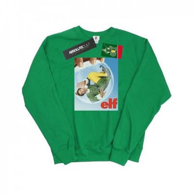Elf Womens/Ladies Snow Globe Poster Sweatshirt