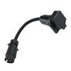Universal Trailer Plug Adapter 5 Pin 7 Pin Double Head Connector 60cm ABS Construction Suitable for Vehicle Towing Compatibility