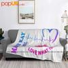 Mary Kay Girl Love What You Do Heartbeat Ultra-Soft Blanket Quilt Winter Sofa Cover Bed Covers