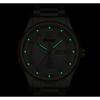 POSHI Men's Electronic Quartz Watch Waterproof Luminous Double Calendar Large Dial Stainless Steel Men's Watch