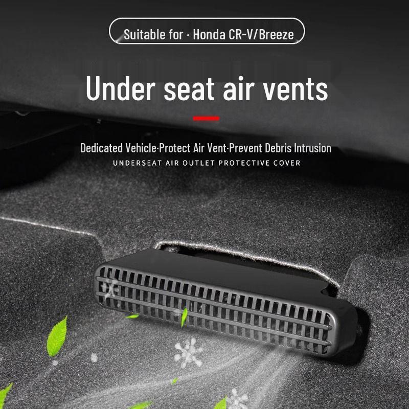 Seat Bottom Air Outlet Cover for 2017-2024 Honda CRV Haoying - ABS Rear Seat Protector Car Accessory
