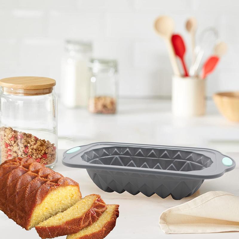 1 ks nepřilnavý plech na pečení chleba do trouby, silikonový podnos na toustovač, vhodný na banánový chléb, sendviče, pound cakes a masové placky