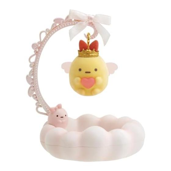 San-X Sumikko Gurashi Petit Collection My Oru, Angel Na Sumikko Petit Sumikko Scene Mascot Shrimp Fly Tail AB26302 H105 x W80 x D80mm