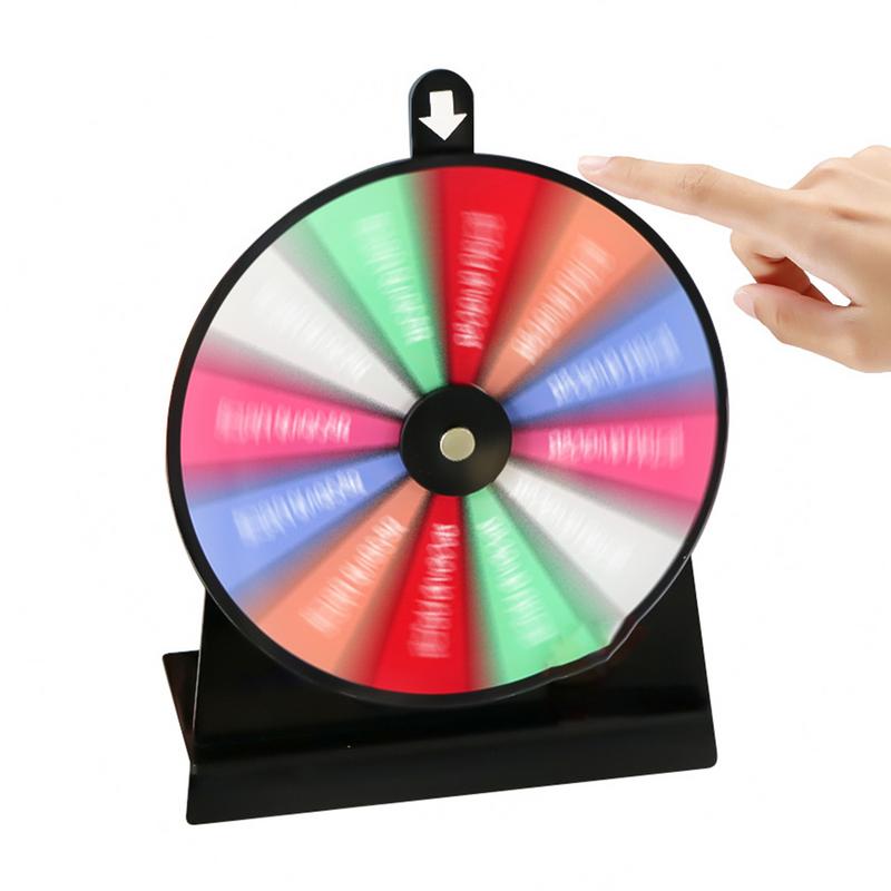 Spin Wheel for Prizes 20cm Lottery Activity Turntable Draw Spining Prize Lucky Wheel of Fortune Game Color Dry Erase