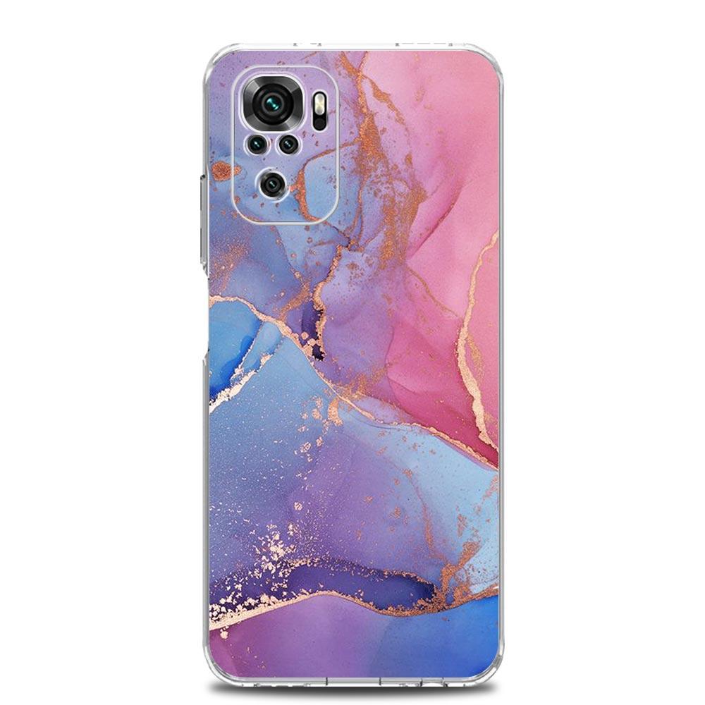 Marble Phone Case For Xiaomi Redmi Note 13 12 5G 9S 9 8 10 11 Pro Plus 4G 9T 13C 12C10C 9C 9A 7 Clear Cover