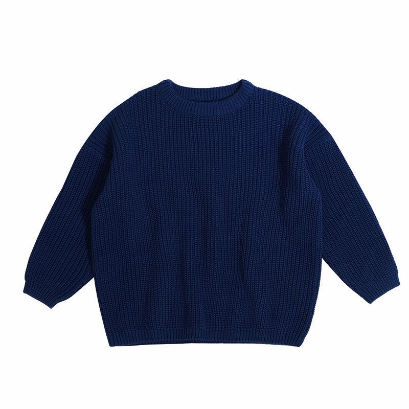 Baby Sweater Autumn/winter Base Long Sleeved Baby Pullover Knitted Sweater