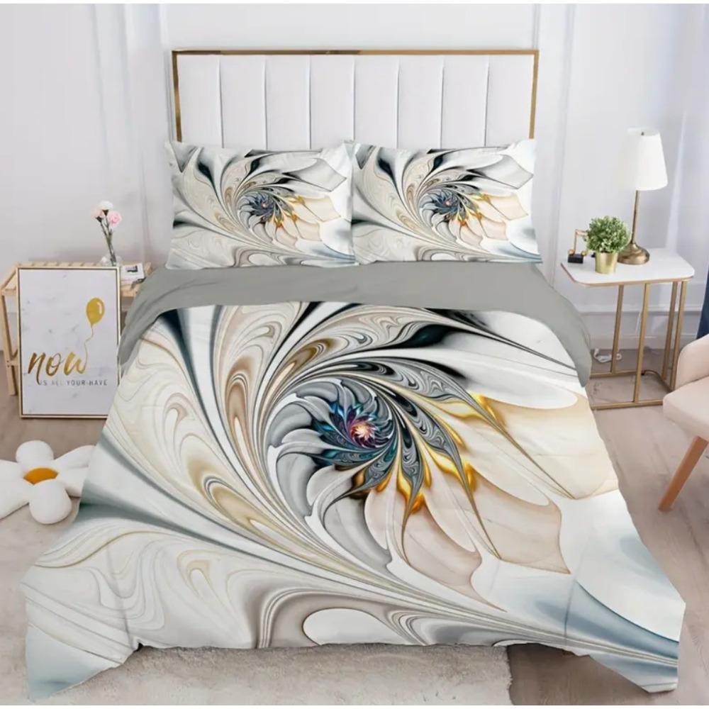 Fashion Technology Printing, 3D Digital Printing, Bedding, Duvet Covers, Pillowcases, Three-piece Sets