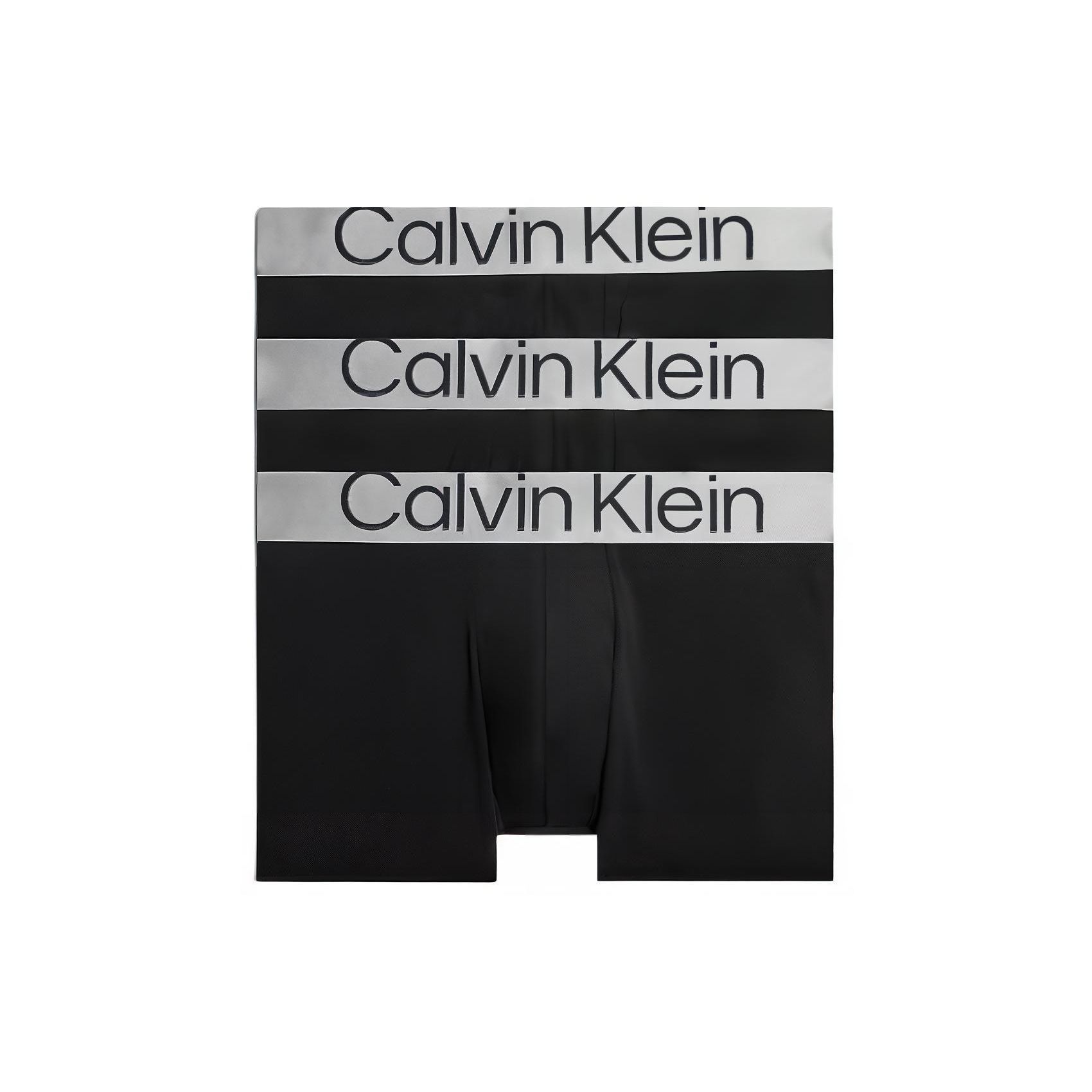 

Calvin Klein Набор из 3 боксеров-тринков с принтом букв Мужское нижнее белье Черный 000NB3130A-7V1 S