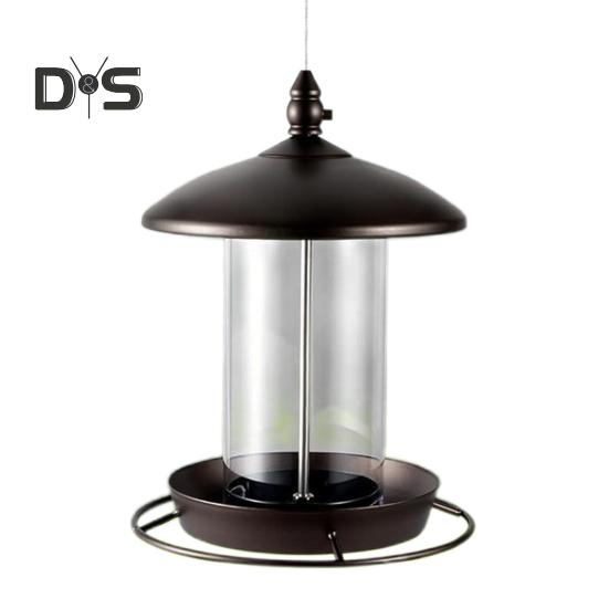 

Кормушка для птиц в виде белки на крыше, металлическая, устойчивая к жеванию, подвесная кормушка для колибри, кормушка для птиц с насестом для веранды на открытом воздухе коричневый