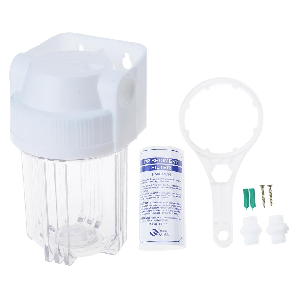 5inch/10Inch Whole Houses Water Filter System Pipeline Pre Filter PET Texture for Home and Kitchen Filtering Use