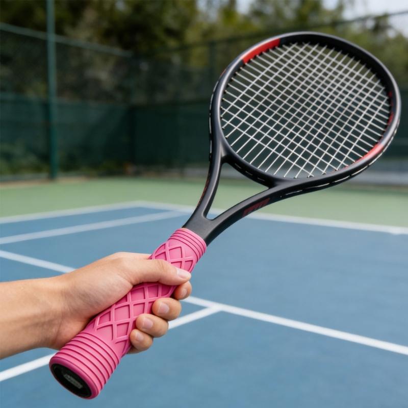 Silicone Pickles Ball Paddles Grip Cover NonSlip Pickles Ball Racket Handle Sleeve For Enhances Comfortable Enduring