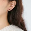 Lunne 14K Twist Line Piercing (14K Gold) (Bar Thickness 1Mm) #Pib04