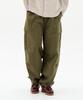 CONTROBANAL3 Single-Pleat Wide Cargo Pants [Khaki]