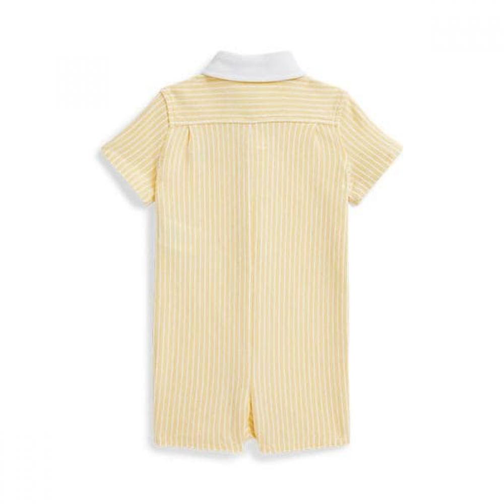 Ralph Lauren Baby Boy Stripe Knit Oxford Shortall Cwpoopcic720298700