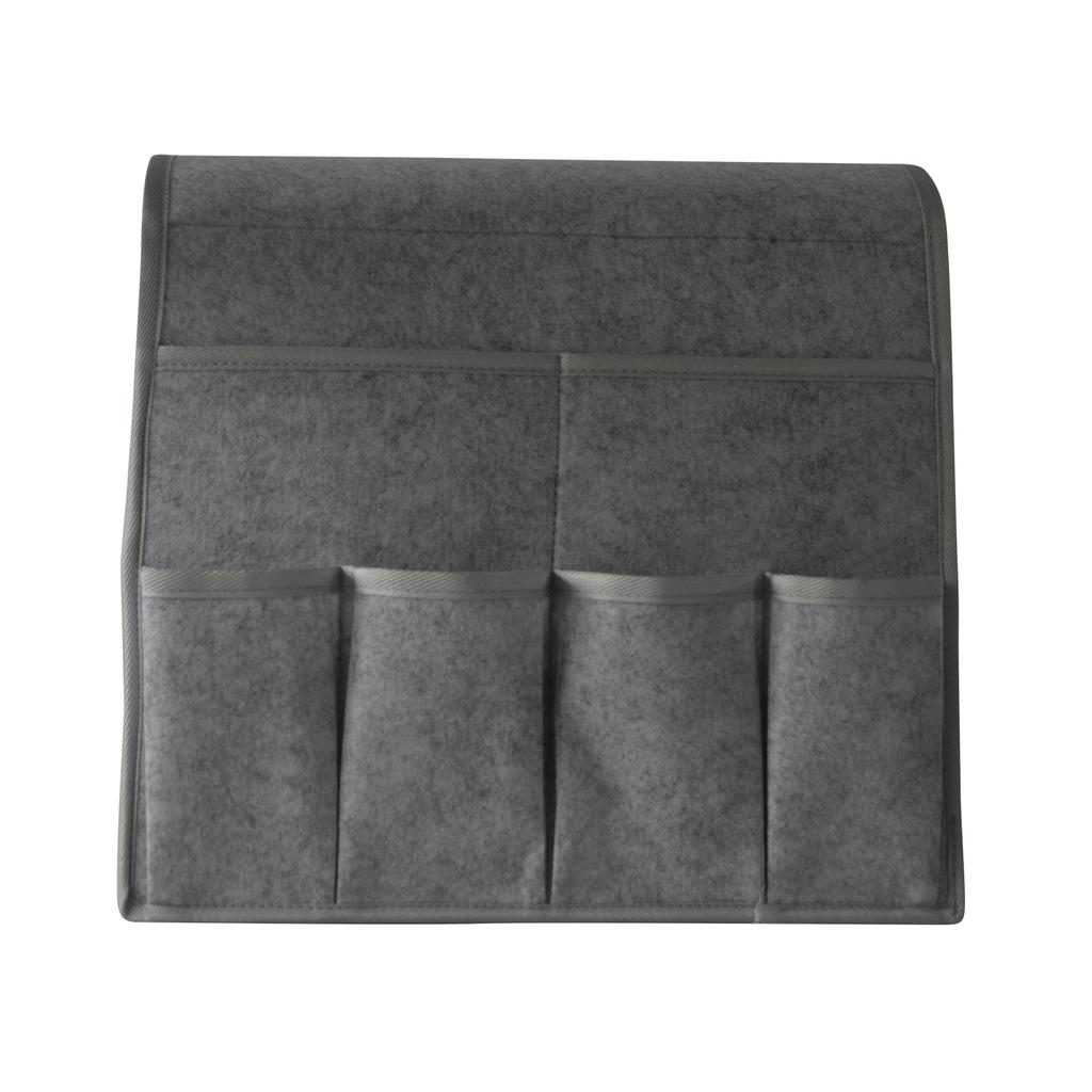 Household Armchair Caddy Felt Couch Recliner Armrest Organizer for Magazine Tablet Cell Phone Remote Control Hanging Storage Bag