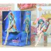 13.8cm Cute Rabbit Ear Pajamas Miku Figure Anime Proportional Humanoid Model Gift Car Decoration Doll Model Kids Toys Fans
