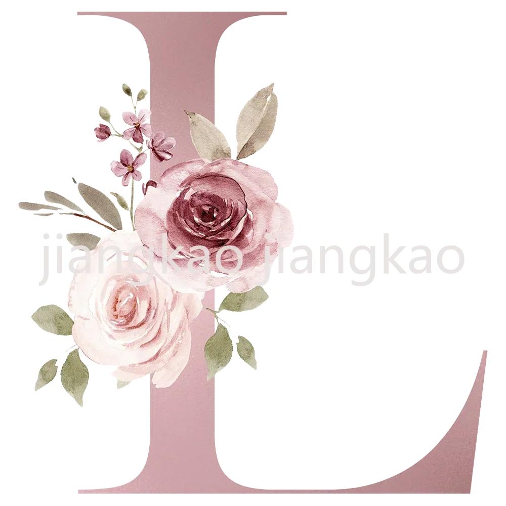 Personalized Mug Floral Initial Name Cup Custom Name Tea Coffee Hot Chocolate Mugs Bride Bridesmaid Mothers Day Gifts for Her
