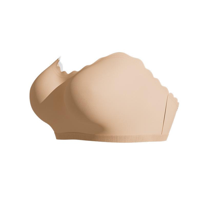 Europe and America Strapless Anti-Slip Push-Up Bandeau with Back Clasp - Women's Sexy Underwear