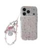 iPhone 15/16 Pro Max Cute Cartoon KT Cat Floral Phone Case with Chain