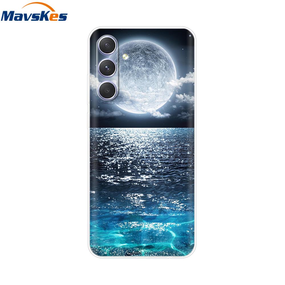 Shockproof Clear Silicone Soft Phone Back Case For Samsung Galaxy A55 5G SM-A556V A 55 Cases Cover Coque Shell Bags Mask Fundas