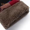 Women Winter Coat Retro Floral Print Zip Up Hooded Jacket Mid Length Plush Thick Warm Pockets Long Sleeves Daily Leisure Wear