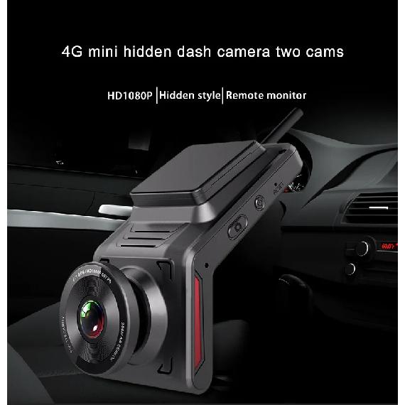 4G Hidden Dash Cam GPS Tracking Support Live Remote Monitoring With Two Camera Video Recording FHD 1080P WiFi Hotspot