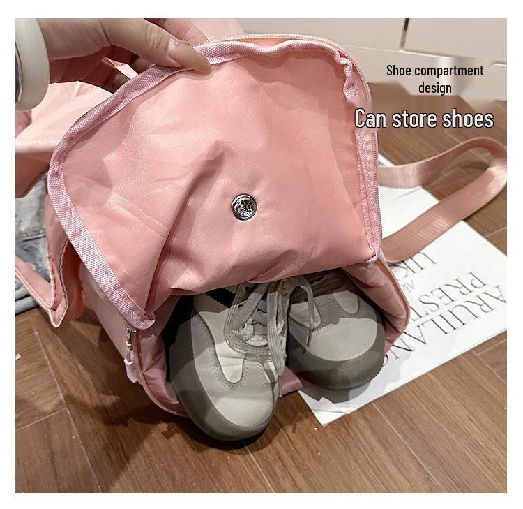 Large Capacity Travel Duffel Bag with Wet/Dry Separation for Yoga, Dance, and Fitness